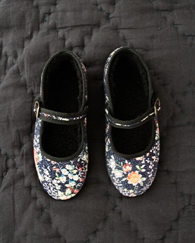 [BONJOUR]Shoes - Indigo Flowers