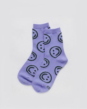 [BAGGU]Crew Sock - Lavender Happy