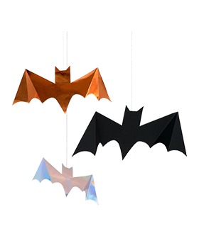 [MERI MERI]Halloween Foil Hanging Bats
