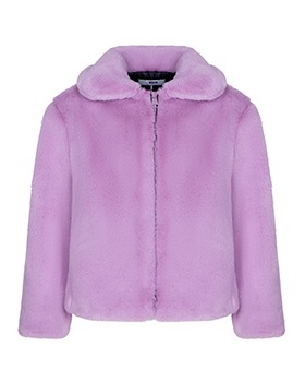 [MSGM KIDS]Eco Fur Jacket - MS029162 - Lilac