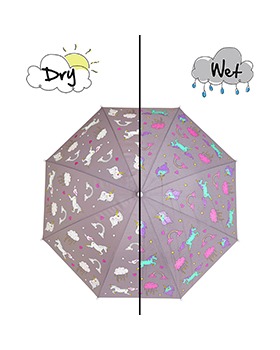[HOLLY &amp; BEAU]Color Changing Umbrella - Unicorn