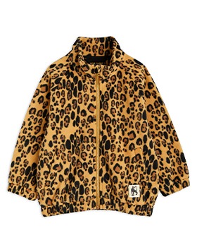 [MINI RODINI]Leopard Fleece Jacket - 1000006013