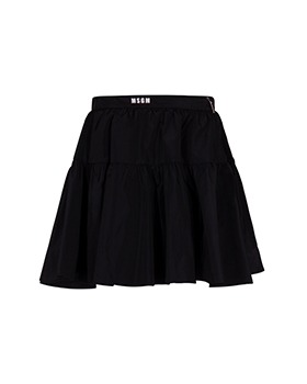 [MSGM KIDS]Taffeta Skirt - MSJGSK081 - Black