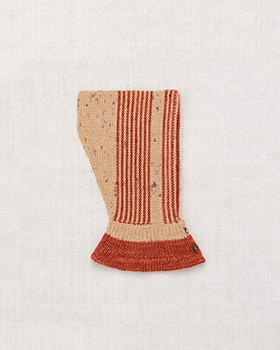 [MISHA &amp; PUFF]Garter Stripe Hood - Camel Confetti