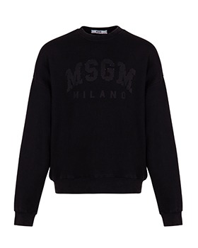 [MSGM KIDS]Sweatshirt - MSJUSW182 - Black