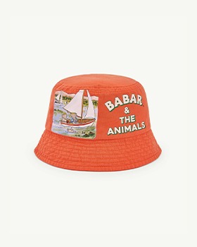 BABAR CAPSULE[THE ANIMALS OBSERVATORY]Starfish Kids Hat - 304_AV
