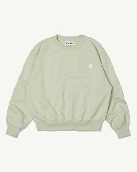[MAIN STORY]Bubble Sweatshirt - Tender Green