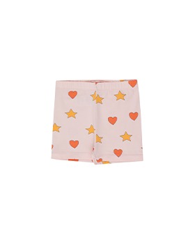 [TINYCOTTONS]Hearts Stars Short - Pastel Pink