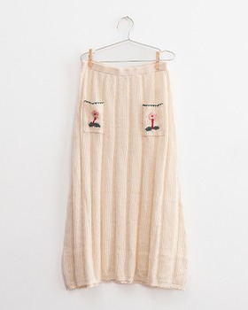 CHILDREN&#039;S DAY - 5/6 종료[FISH &amp; KIDS]Knit Embroidered Skirt Women