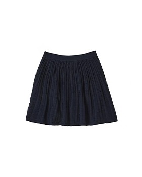 [FUB]Pointelle Skirt - Dark Navy