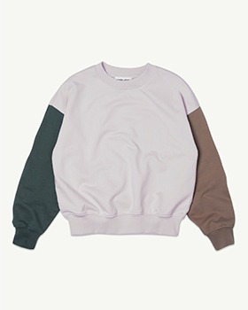 [MAIN STORY]Bubble Sweatshirt - Antartica Colourblock