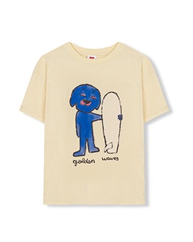 CHILDREN&#039;S DAY - 5/6 종료[FRESH DINOSAURS]Dog Surfer T-Shirt