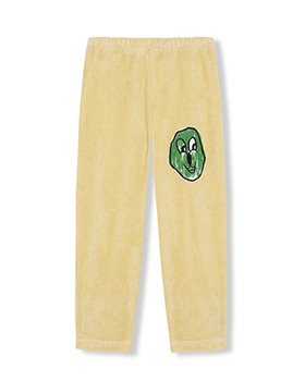 [FRESH DINOSAURS]Happy Face Anise Patch Pants