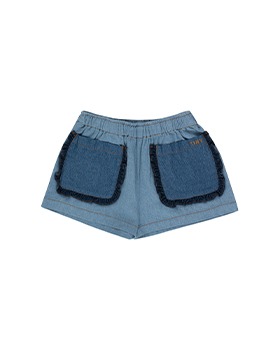 [TINYCOTTONS]Pockets Shorts - Light Navy
