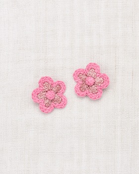 [MISHA &amp; PUFF]Medium Flower Clip Set - Rose Blush