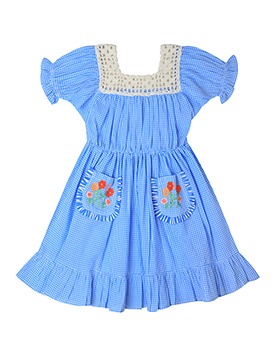 [KIDSAGOGO]Precious Dress - Mini Vichy Iris Blue