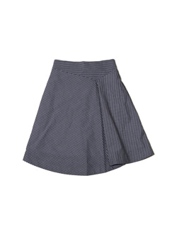 [LIHO]Kiki Skirt - Dark Grey Stripe