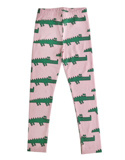 [HUGO LOVES TIKI]Leggings - Pink Crocodile