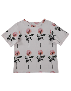 [CRLNBSMNS]Printed T-Shirt - Rose