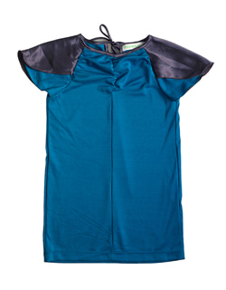 [WOVENPLAY]Gioa Dress - Turquoise Blue