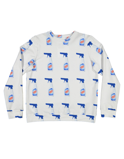 [CRLNBSMNS]Printed Sweater - Love Spray