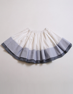 [TIA CIBANI]Two Tiered Twirl Skirt